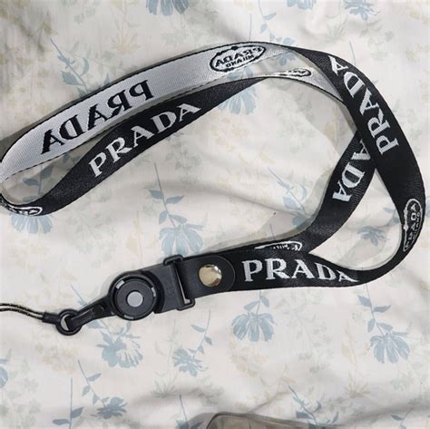 prada pin badge|prada lanyard.